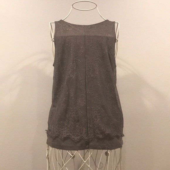 Layered lace tank top LOFT - Picture 2 of 4